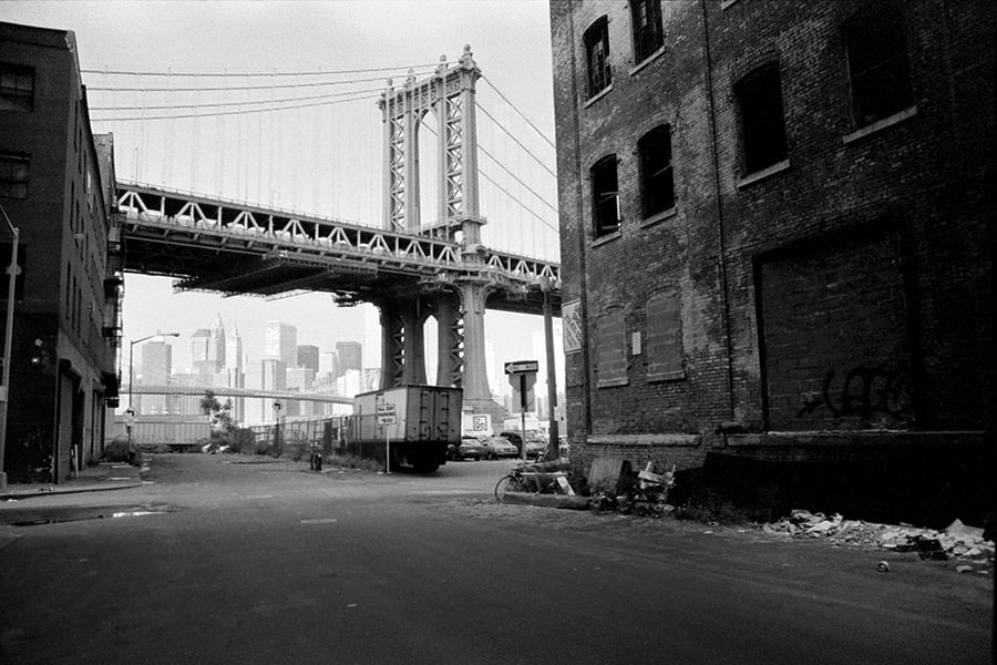 Image of Manhattan Bridge Dumbo - Vintage NYC 