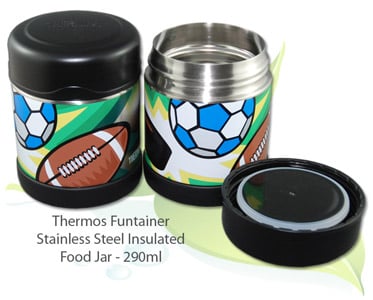 Image of Thermos Funtainer 290ml Stainless Steel Food Jar - Multi-Sports