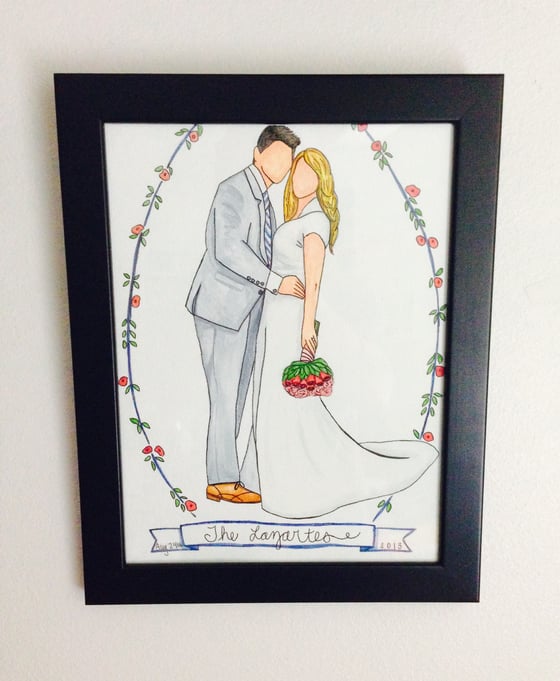 Image of Custom Illustrated 8x10 Portrait 