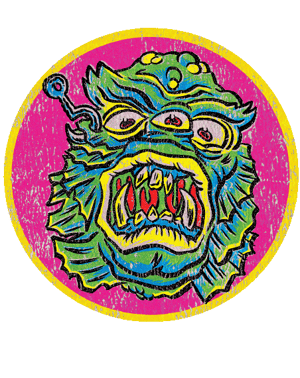 GLORP Vintage Monster Mask Sticker Pack!