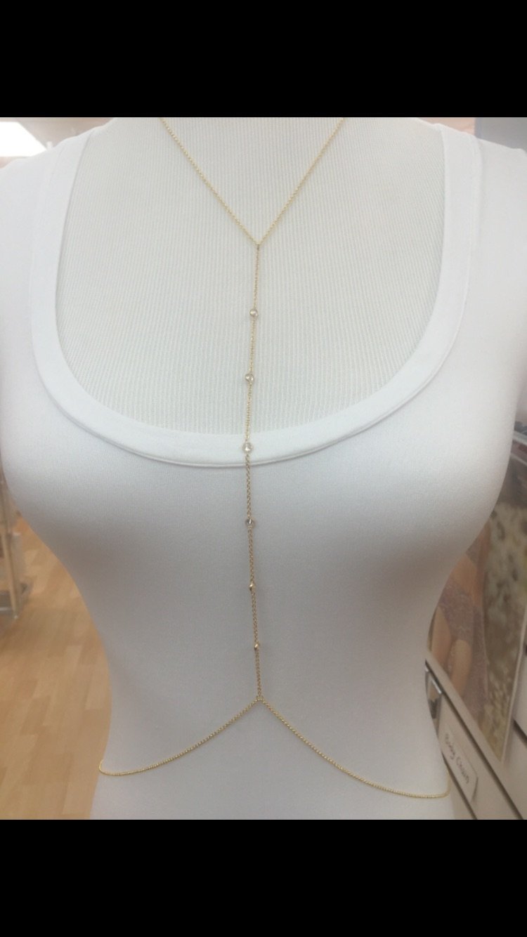 Image of Gold Filled Diamond Bodychain