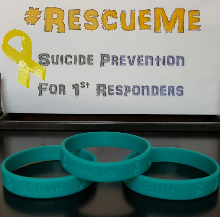 Image of Teal silicone wristband