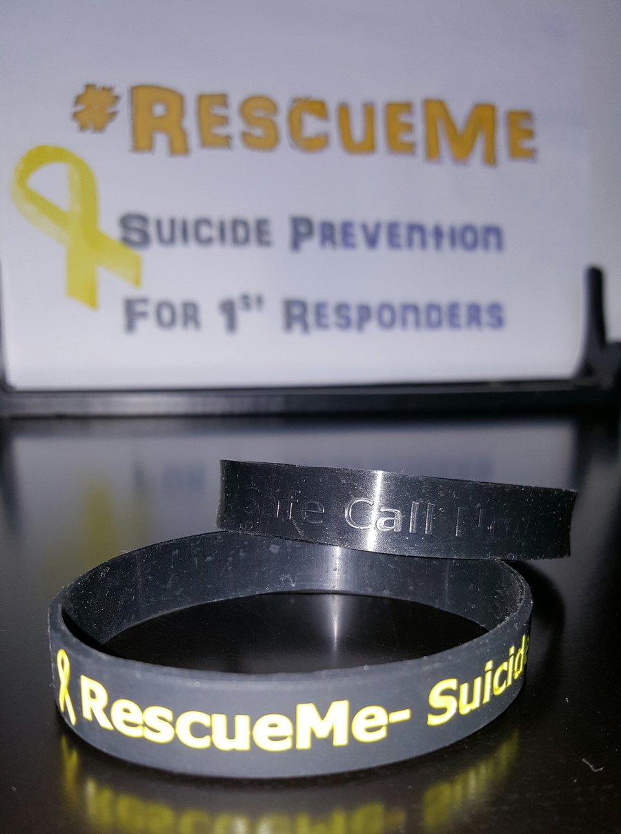 Image of RescueMe - Suicide Prevention silicone band