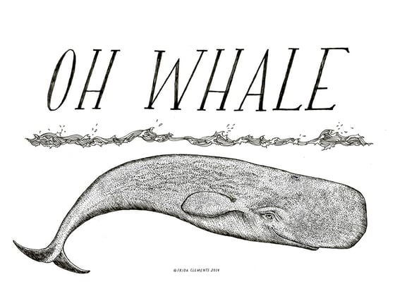Image of Oh Whale / Mini Print
