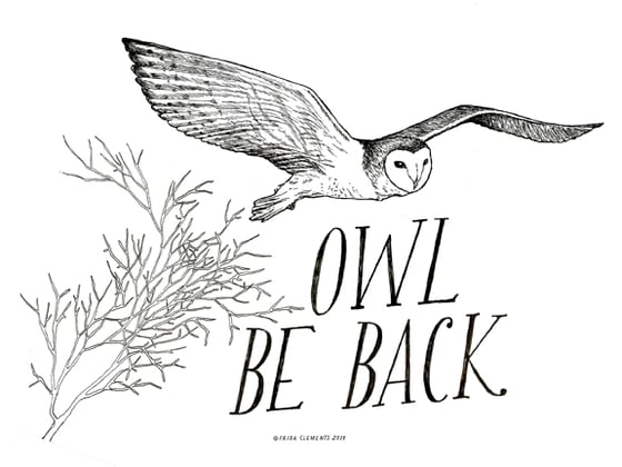 Image of Owl Be Back / Mini-Print