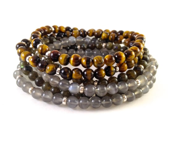 Image of Men's 6mm Infinity Wrist Malas & Bracelets