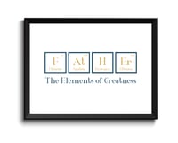 Father - Periodic Table Print