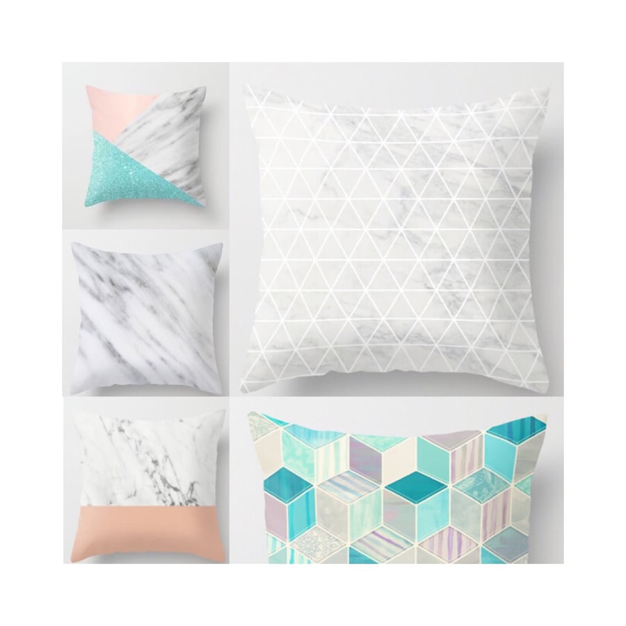 Image of |||| IN STOCK |||| Luxe Marble Range Cushion Covers