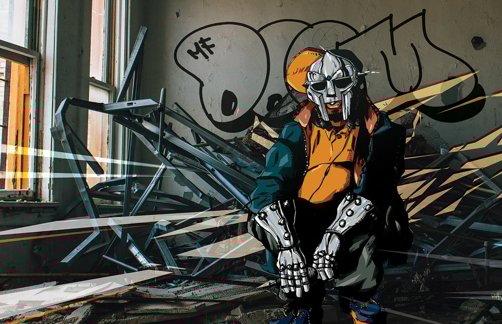 Image of TWISTED METALFACE - Large Print