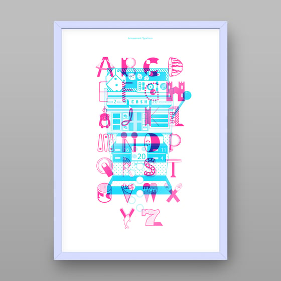 Image of Amusement Typeface Print