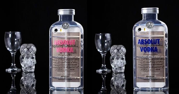 Image of Absolute Vodka Bottle Case