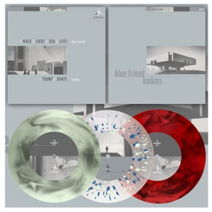 Image of DK079: Blue Friend / KMKMS - Split 7" EP - Three Colourways /100/200/300