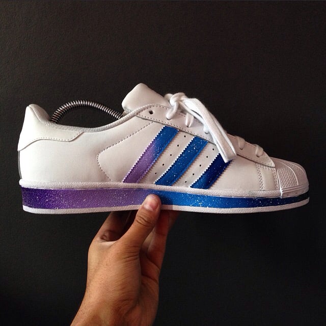 adidas superstar galaxy stripes