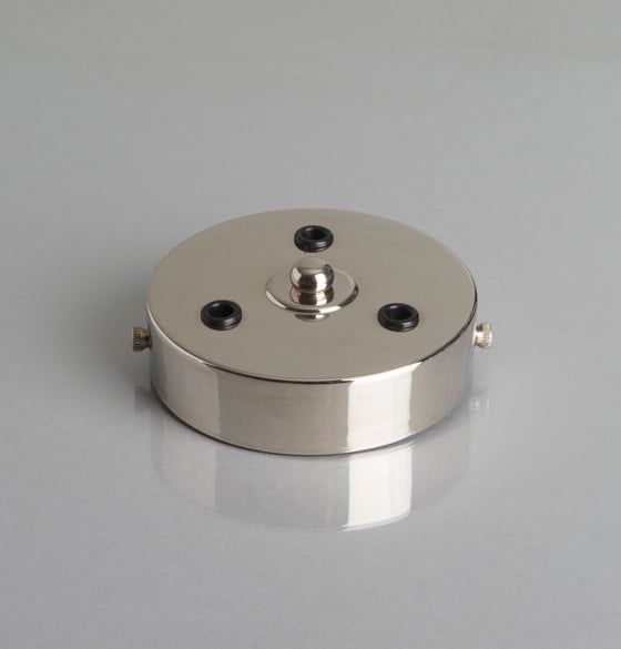 Image of 3 Hole Cord Grip Ceiling Rose