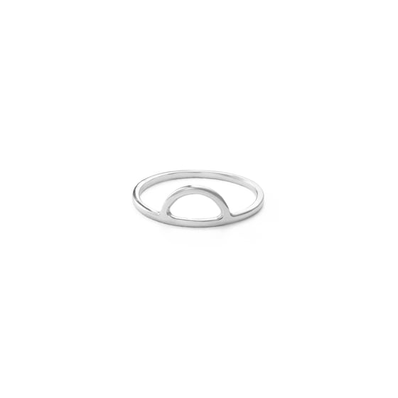 Image of Half Moon Ring - Sterling Silver