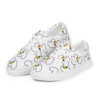 Image 3 of #LOVEWINS lace-up canvas shoes
