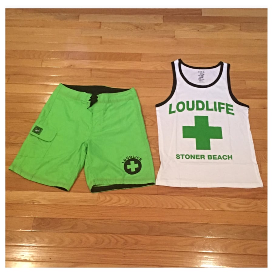 Image of "Stoner Beach" Board Shorts