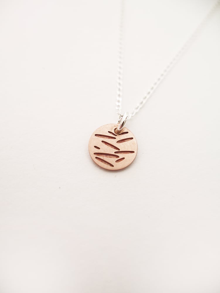 Image of DOT NECKLACE: POLLEN (COPPER)