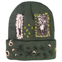 Image 2 of “GHOSTFACE #1” Custom Punk Beanie 