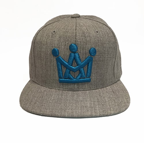 Image of HEATHER GREY CROWN SNAPBACK 