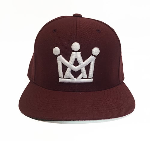 Image of BURGUNDY CROWN SNAPBACK