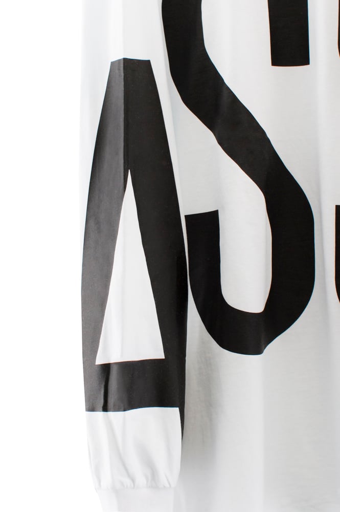 Image of ASSK WRAP LOGO T-shirt - White