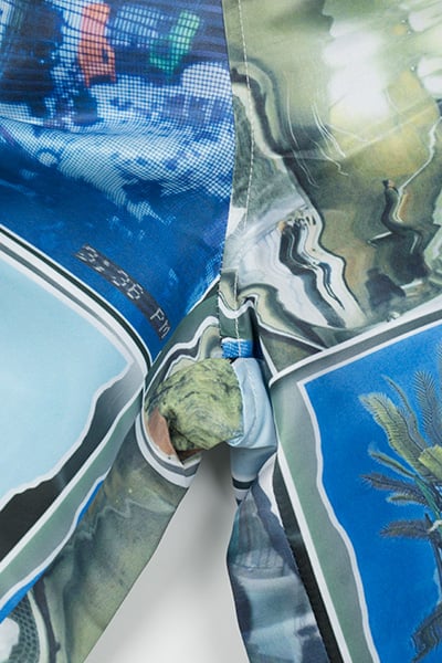 Image of WARPED COLLAGE Shorts - Colour