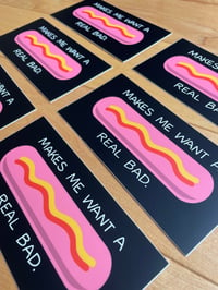 Image 2 of Sticker - Hot dog