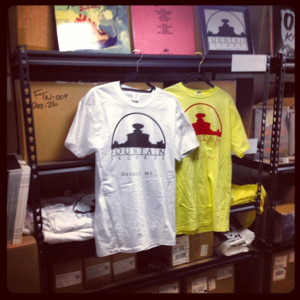 Image of Fountain Records Classic Logo Tee