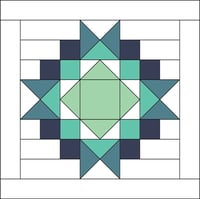 Image 2 of North Star Mini Quilt #116, PDF