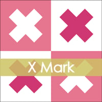 Image 1 of X Mark Mini Quilt #115, PDF Pattern