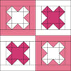 X Mark Mini Quilt #115, PDF Pattern