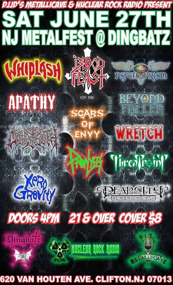 Image of Tickets - NJ Metalfest - June 27th Dingbatz, Clifton, NJ