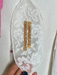 Image 3 of Tape measure earrings Midi Gold 