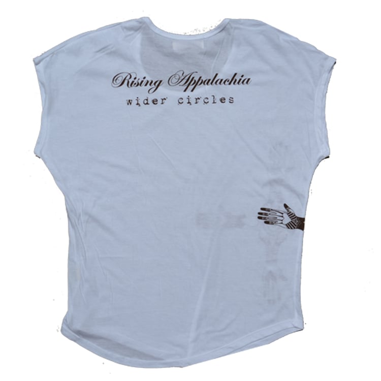 Image of Rising Appalachia - Sasha Tee - White/Graphite