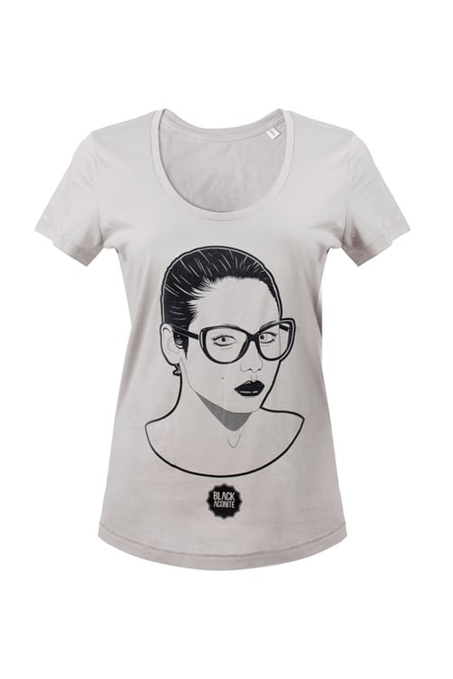 Image of La Brune - Tee-shirt col rond femme