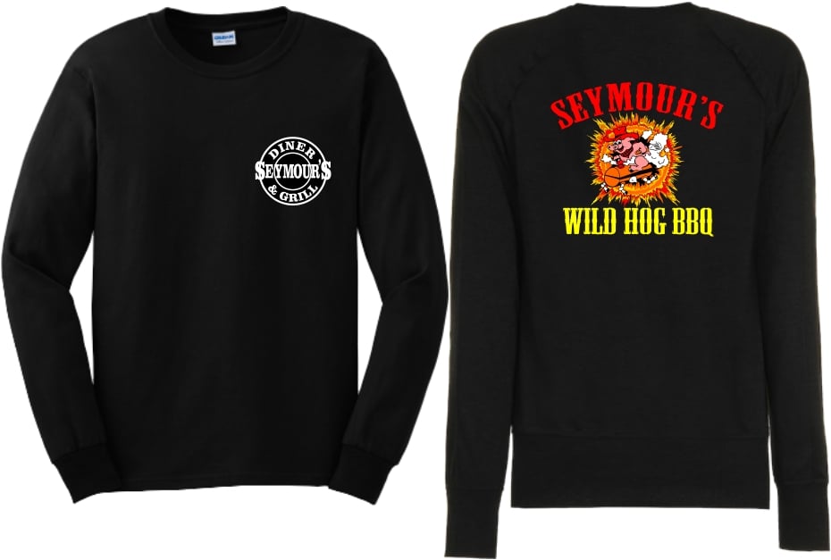 Image of Seymour's Wild Hog BBQ Long Sleeve Tee