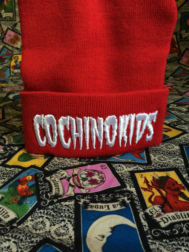 Image of CREEP BEANIE red