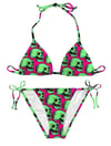 PRE-ORDER Bone Daddy Bikini Pink/Green 