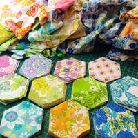 Image 1 of Vintage Sheet Hexies