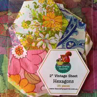 Image 2 of Vintage Sheet Hexies