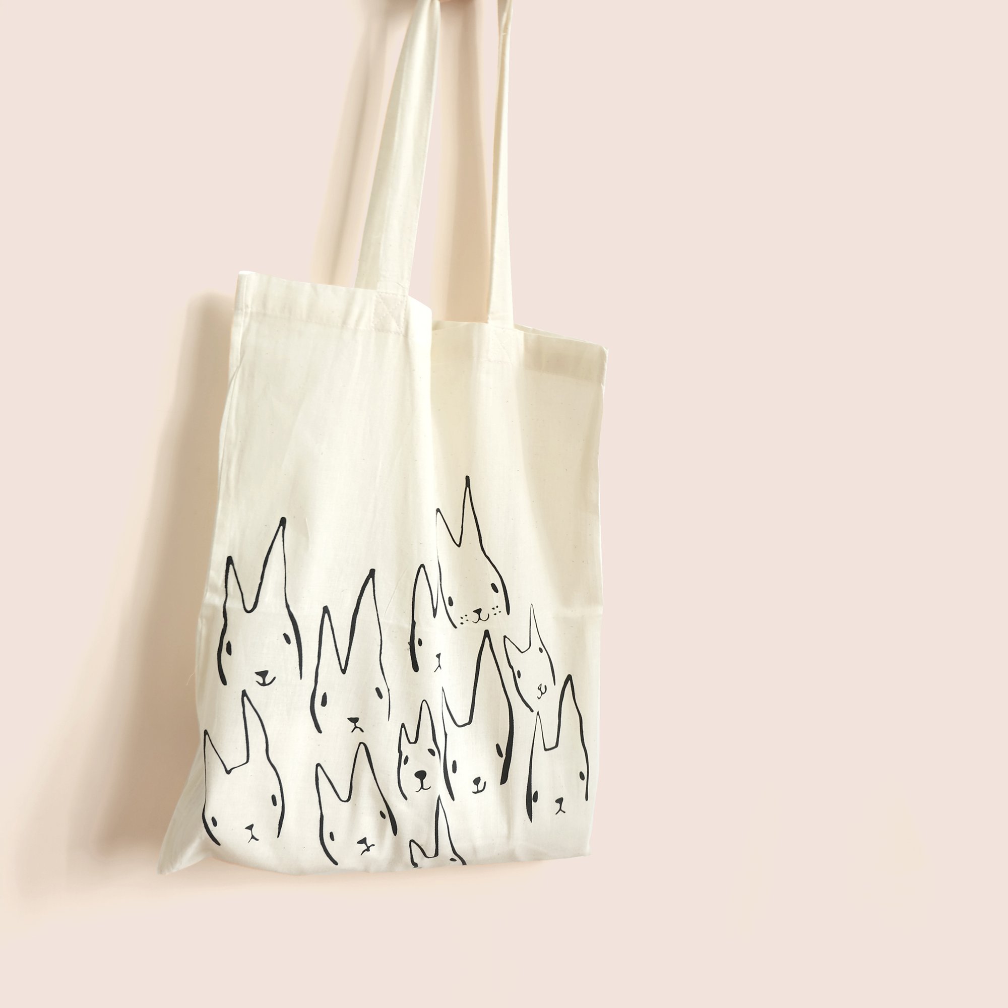 Image of Catch the Rabbit tote bag (1 left)