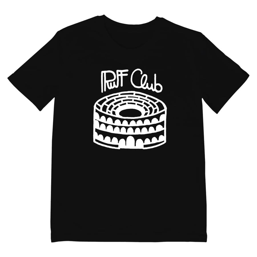 Image of Ruff Club logo centre / Tshirt Noir