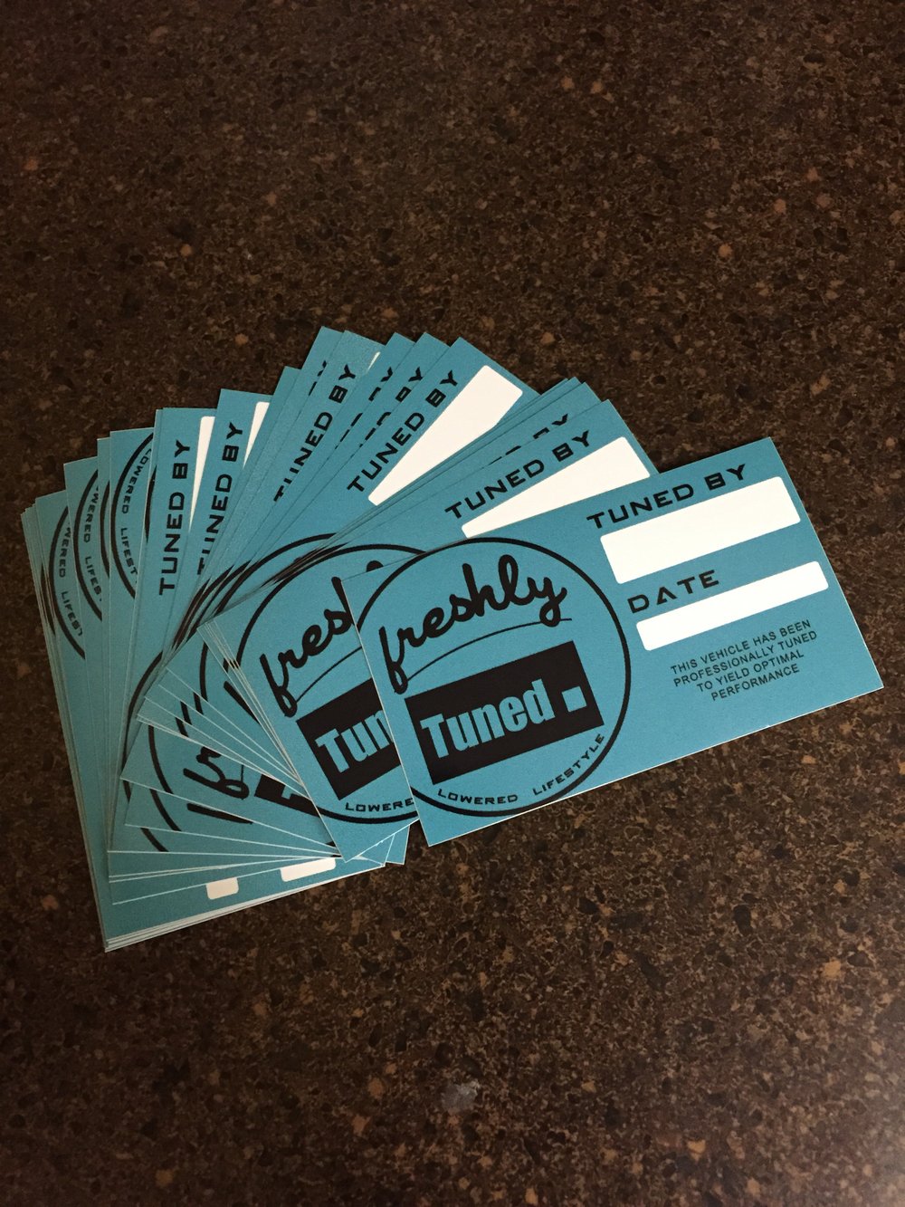 Tuned By stickers