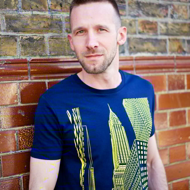 S,XXL Chrysler t-shirt in blue