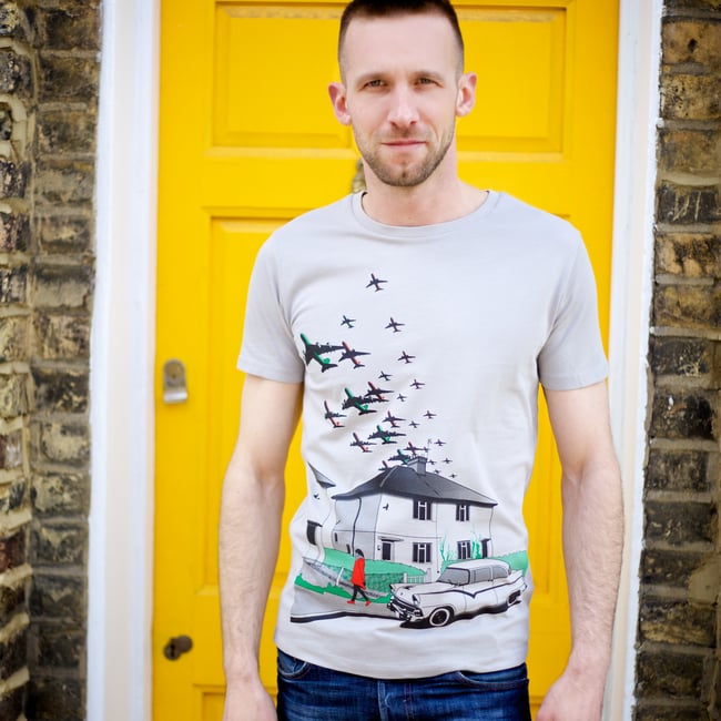 S,XXLFlightpath t-shirt grey