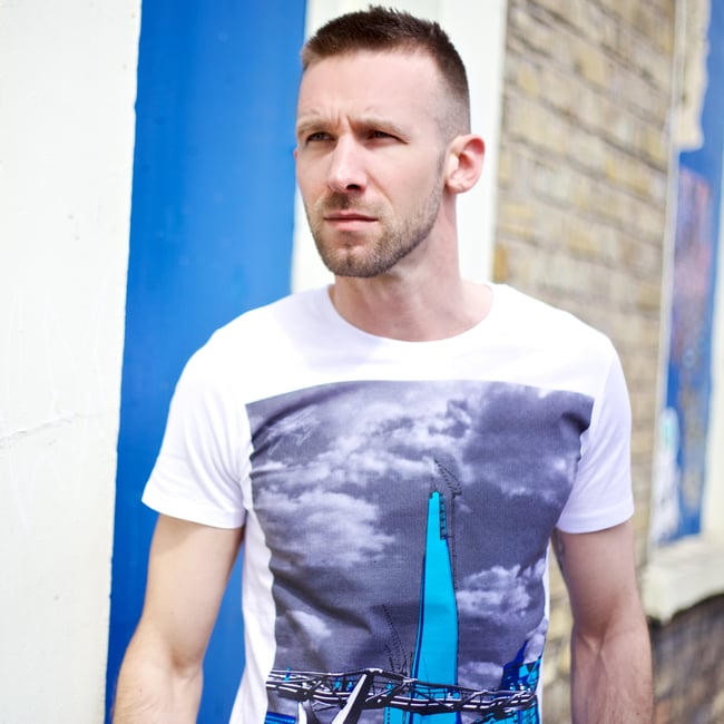 S,XL,XXL 'The Shard' t-shirt white