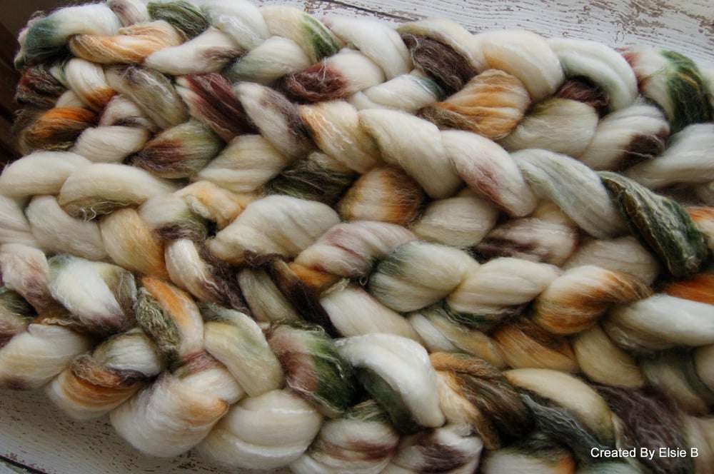 Image of Superwash Merino/Nylon/Bamboo 'Autumn Cotton' 4 oz