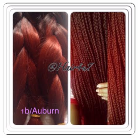 Image of BEST SELLER!! (PRE ORDER) ALLURING AUBURN OMBRE BRAIDING HAIR 5PACKS INCLUDED