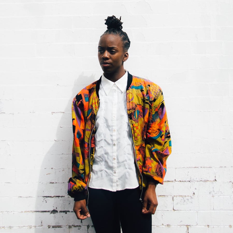 Image of VINTAGE FLORAL BOMBER JACKET